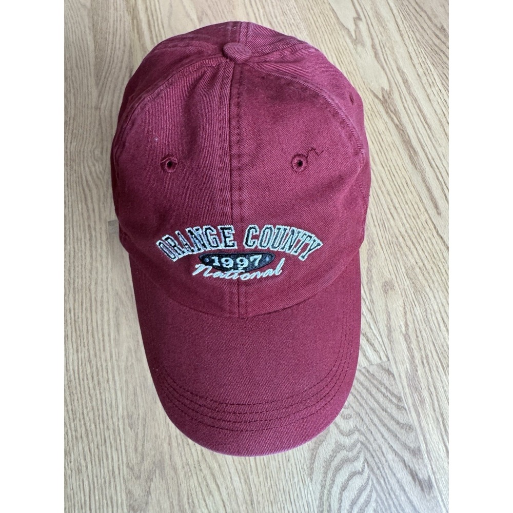 Orange County‎ National Golf Hat Ahead Extreme Fit 1997 Maroon Logo Cap